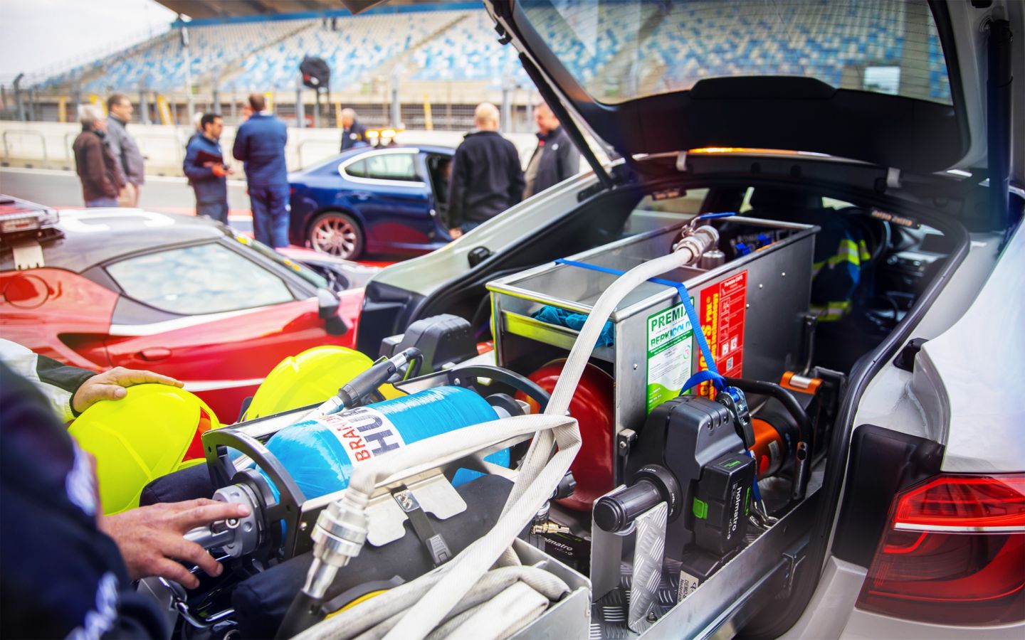 Brandwache Direkt bei Rennstrecke Circuit Zandvoort