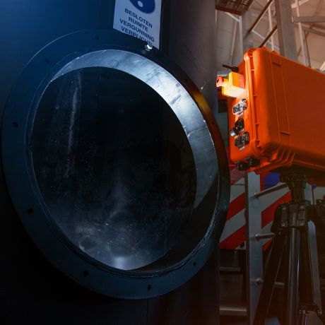 Video toezicht bij industriële werkzaamheden